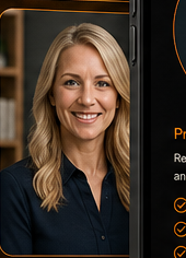 Brand-ready profile photo example