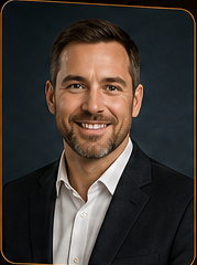 Professional profile photo example